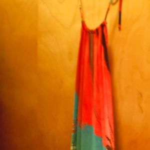 Long summer flower print dress